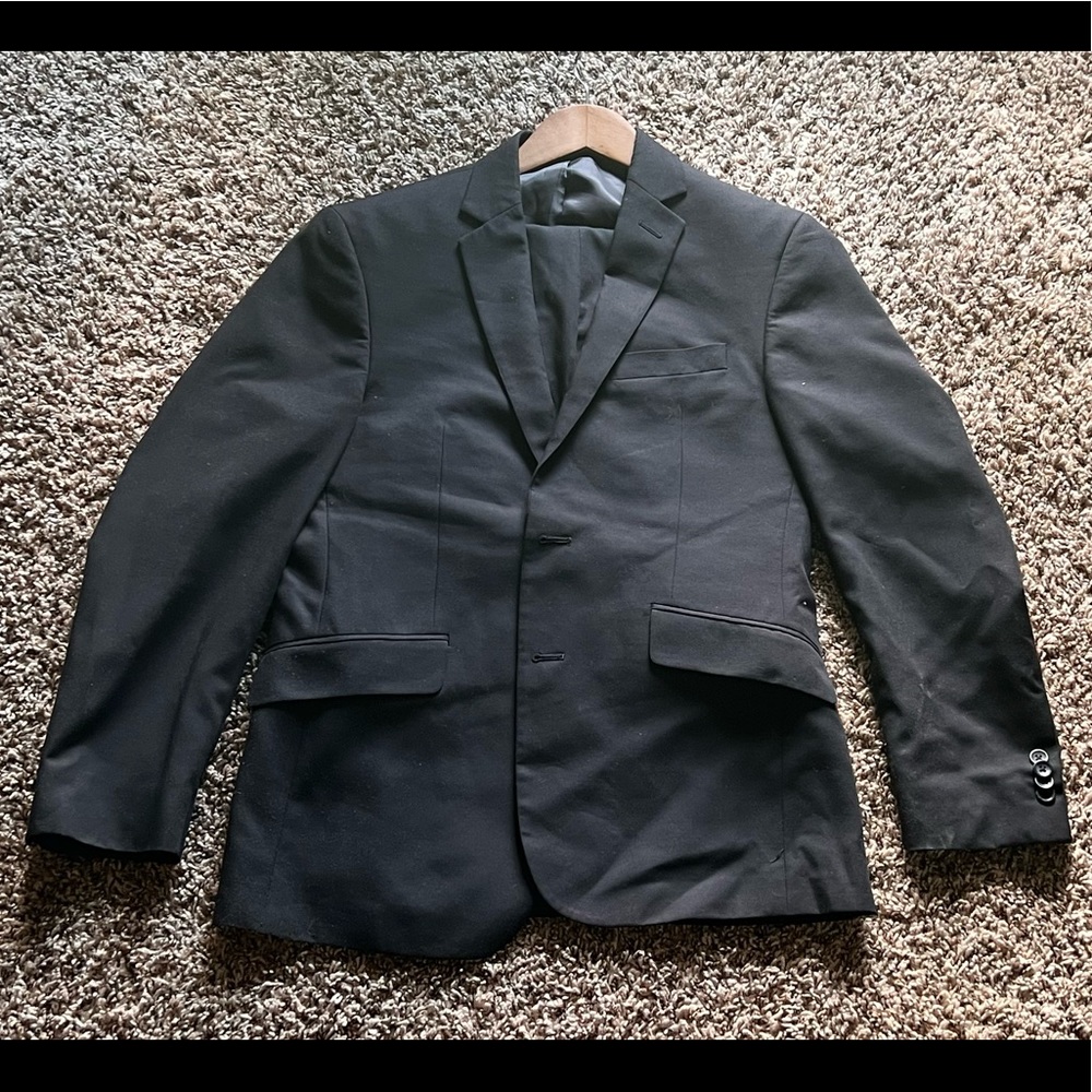 Kenneth Cole Slim Fit Black Suit